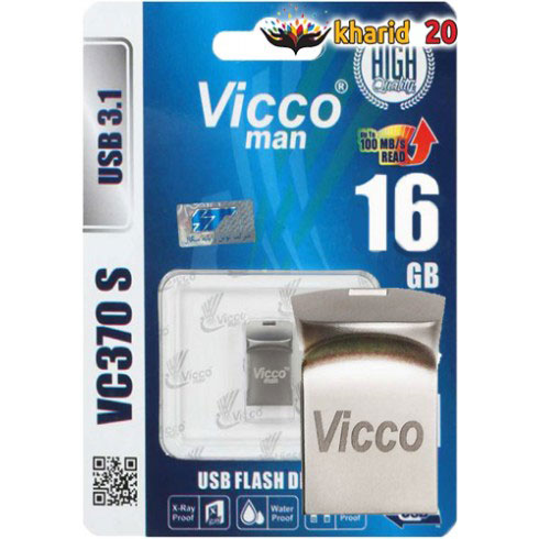 فلش 16 گیگ ویکو‌من (Viccoman) مدل Vc370s USB 3.0